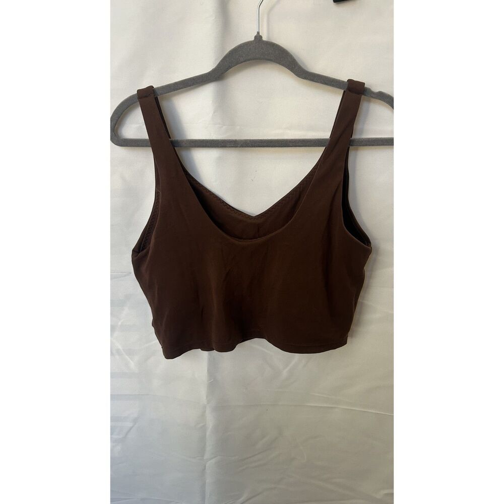 Offline by Aerie Women's Brown Sports Bra XL Real Me Recharge Longline Bralette